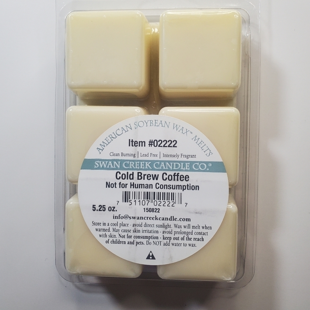 COLD BREW COFFEE by SWAN CREEK CANDLE CO Drizzle Melts 100% Natural Wax 5.25 oz - Picture 3 of 6